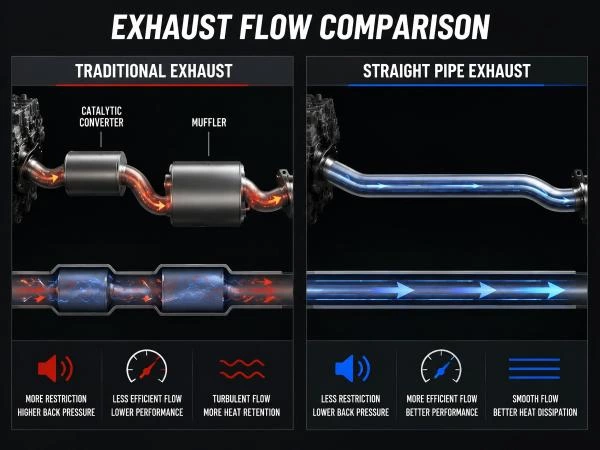 Straight Pipe Exhaust: Benefits, Drawbacks & Complete Guide