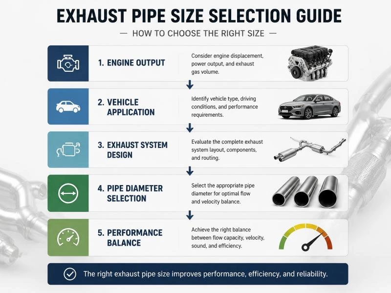Exhaust Pipe Diameter Guide: How Size Affects Performance and Sound