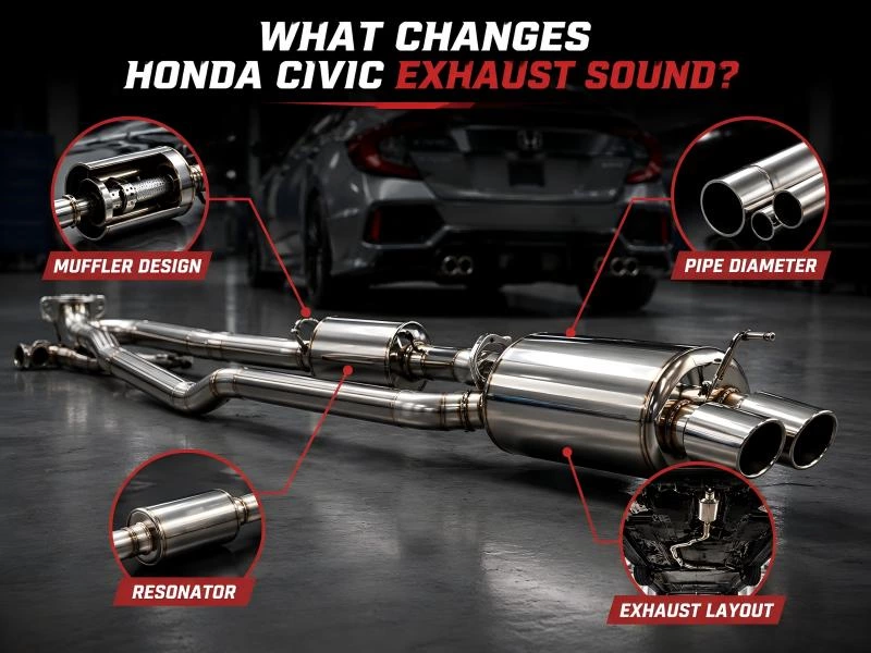 Honda Civic Exhaust System Guide: Types, Sound & Performance