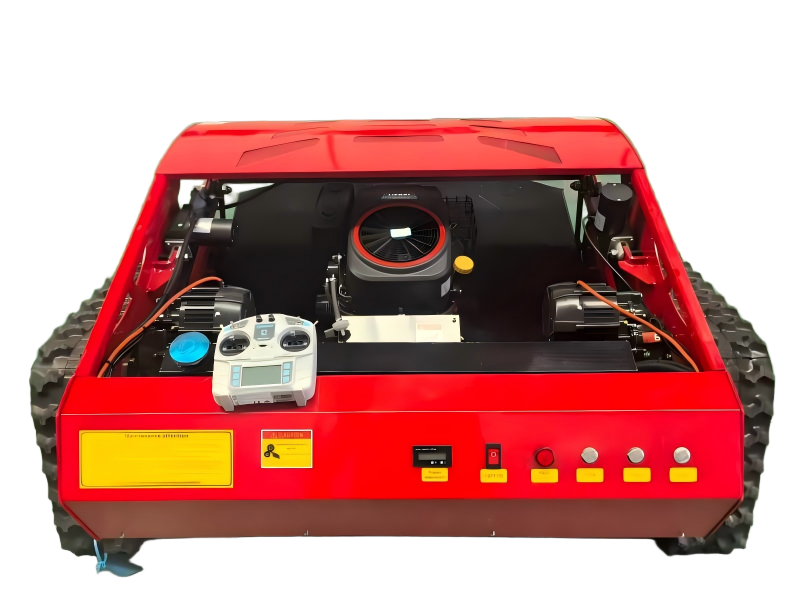 Triangular Track Remote Control Lawn Mower