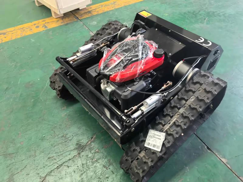 Triangular Track Remote Control Lawn Mower