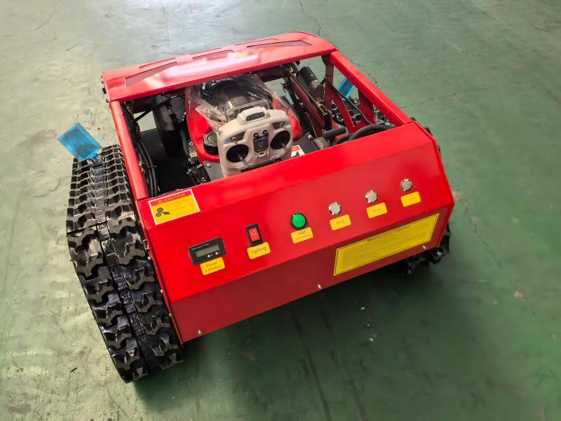 Triangular Track Remote Control Lawn Mower