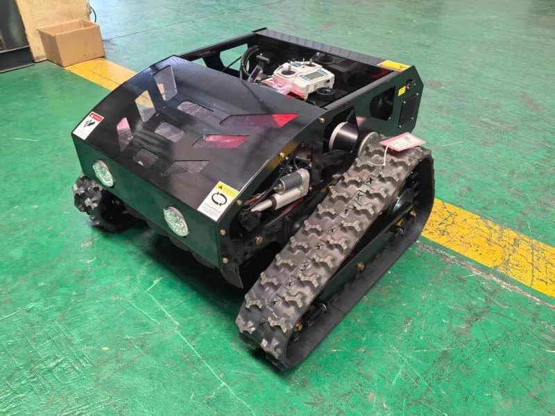 Triangular Track Remote Control Lawn Mower