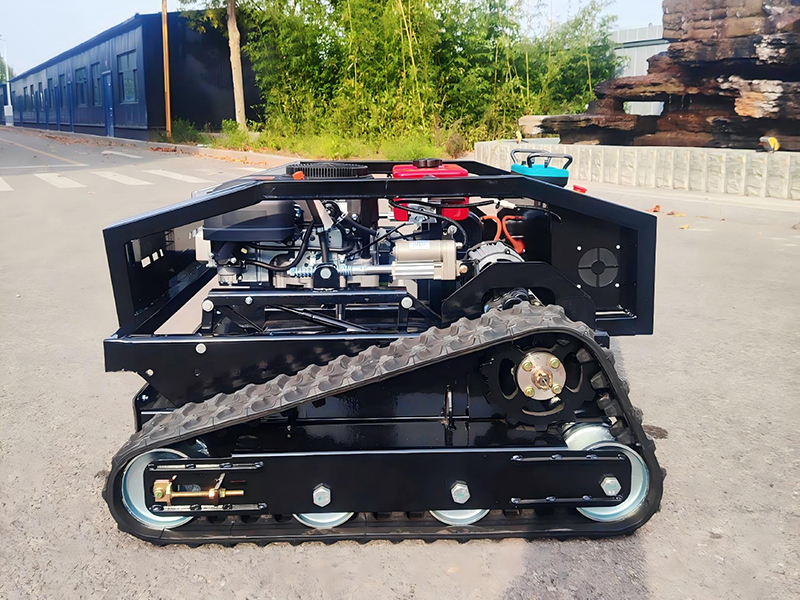 Triangular Track Remote Control Lawn Mower