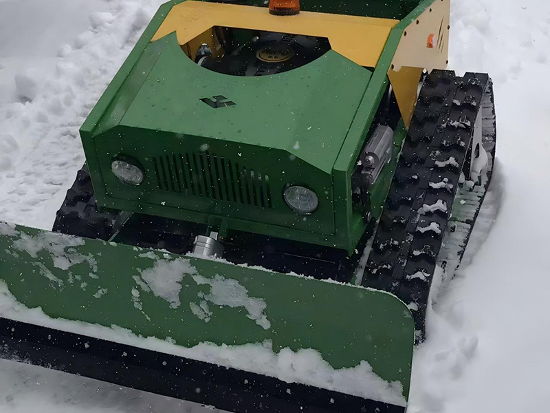 Triangular Track Remote Control Lawn Mower