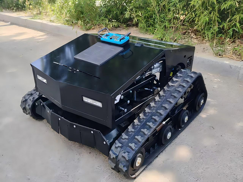 Triangular Track Remote Control Lawn Mower