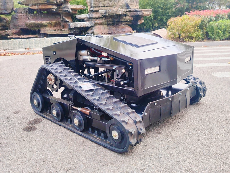 Triangular Track Remote Control Lawn Mower