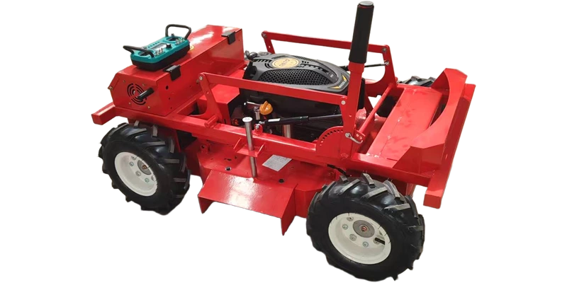 Skid Steer Four-wheel Drive Remote-controlled Lawnmower