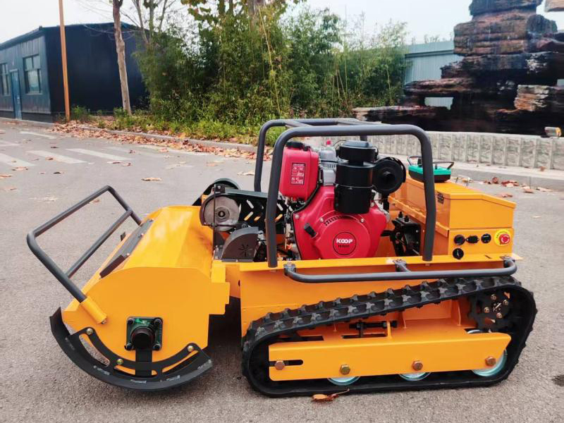 Triangular Track Remote Control Lawn Mower