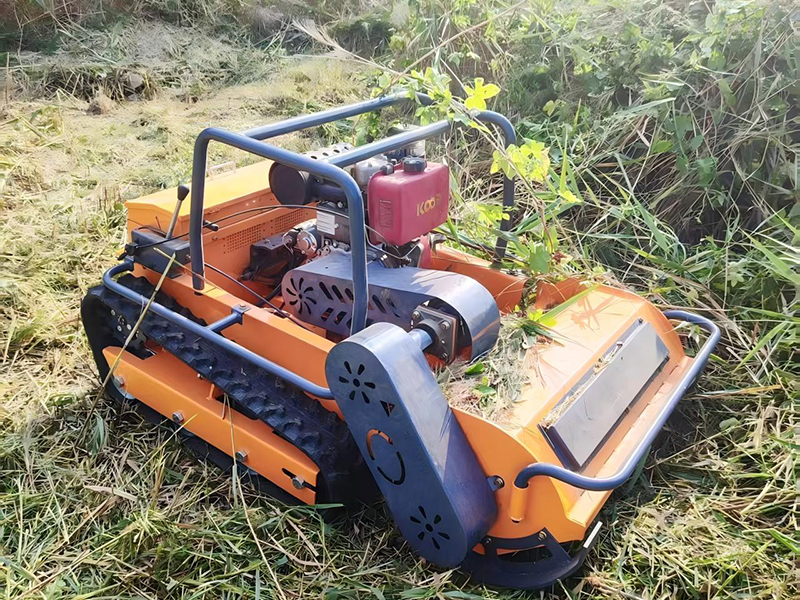 Triangular Track Remote Control Lawn Mower