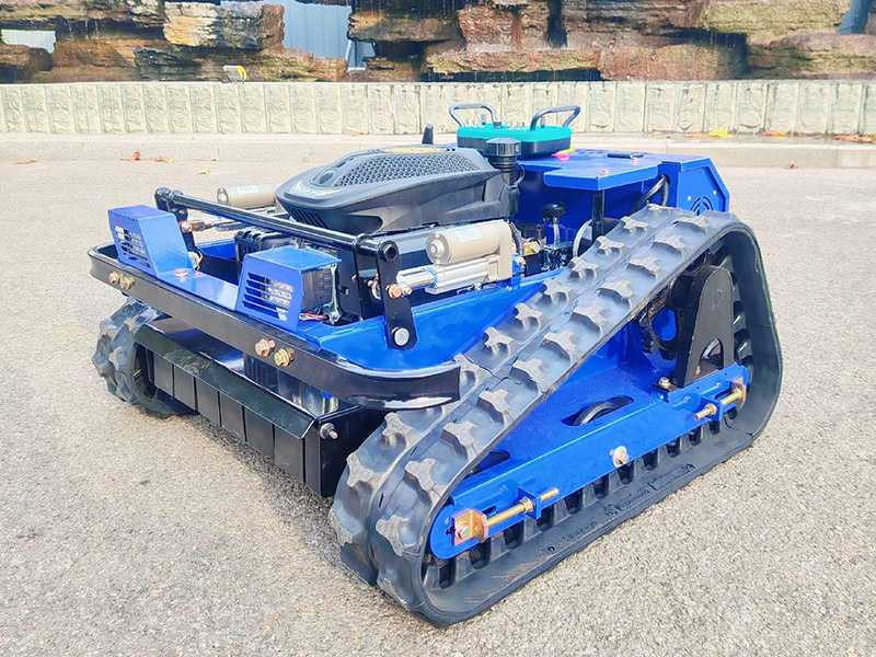 Triangular Track Remote Control Lawn Mower