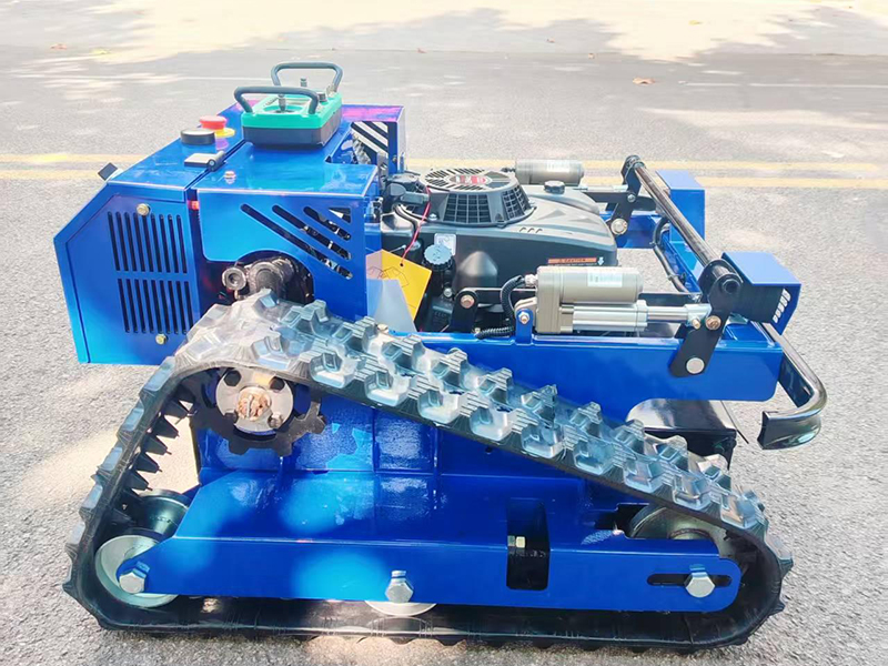 Triangular Track Remote Control Lawn Mower