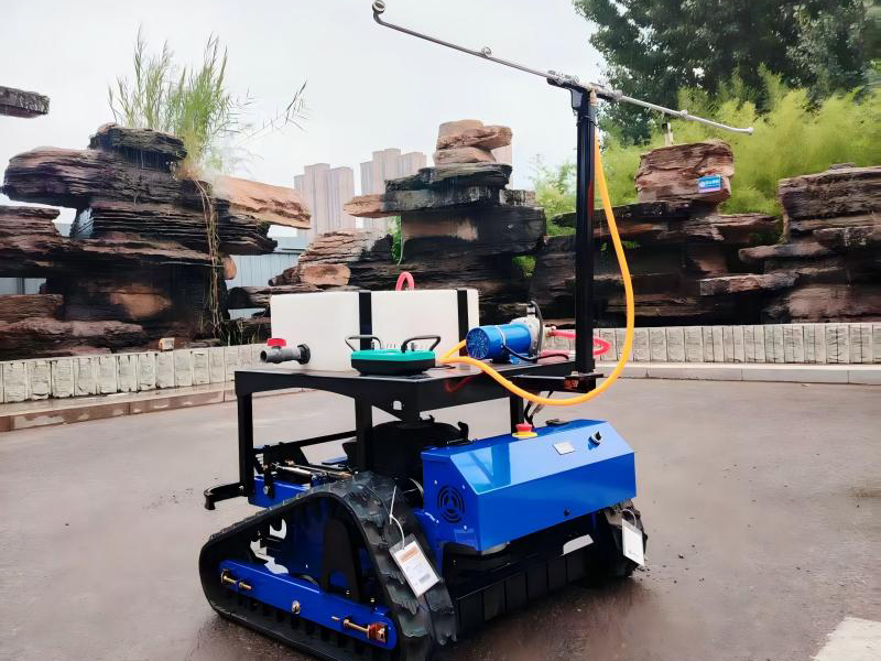 Triangular Track Remote Control Lawn Mower