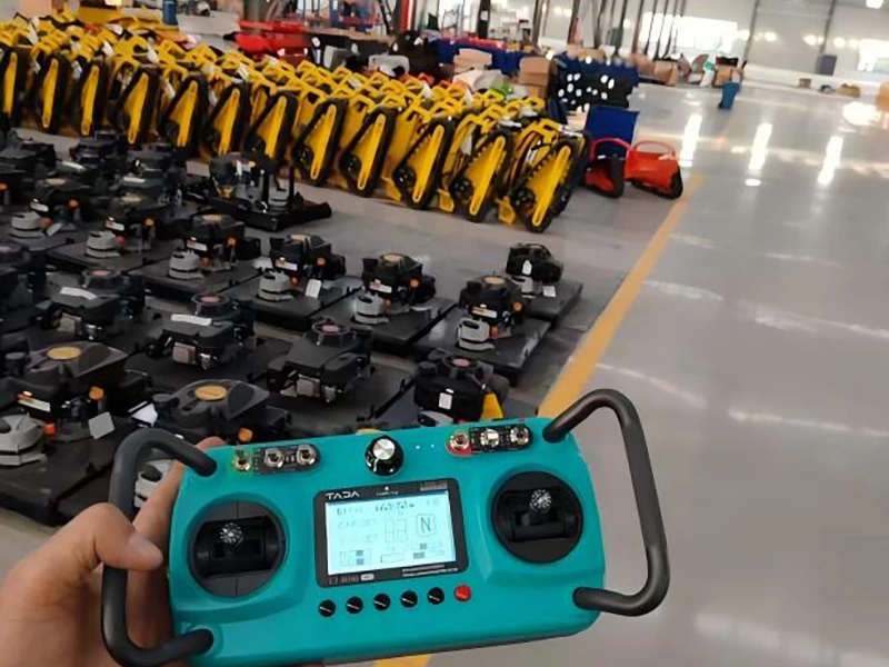 Triangular Track Remote Control Lawn Mower