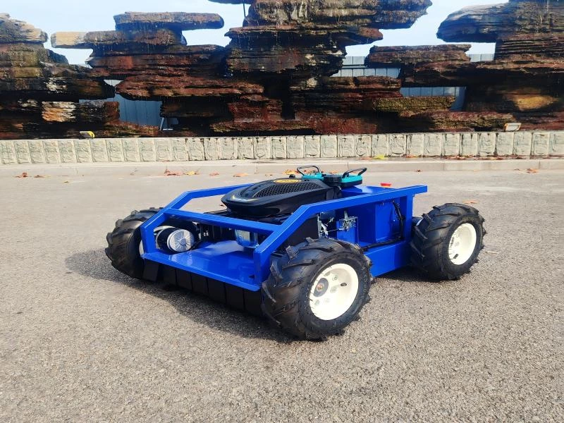 Sliding Four-wheel Drive Remote-controlled Lawn Mower