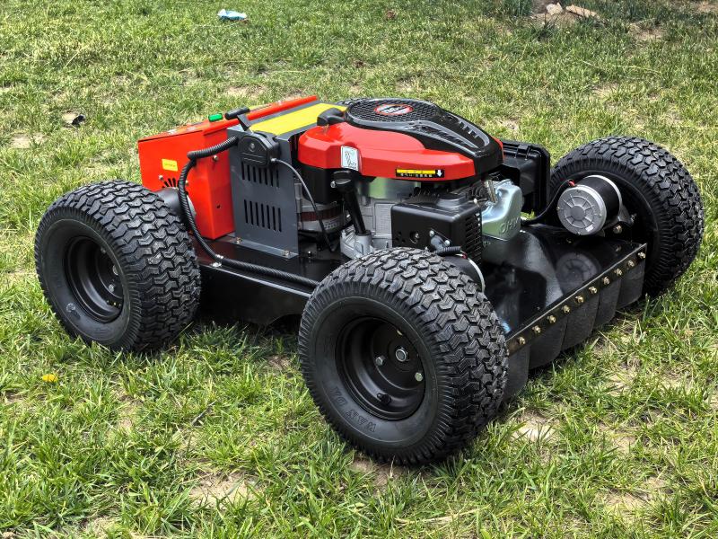 Sliding Four-wheel Drive Remote-controlled Lawn Mower