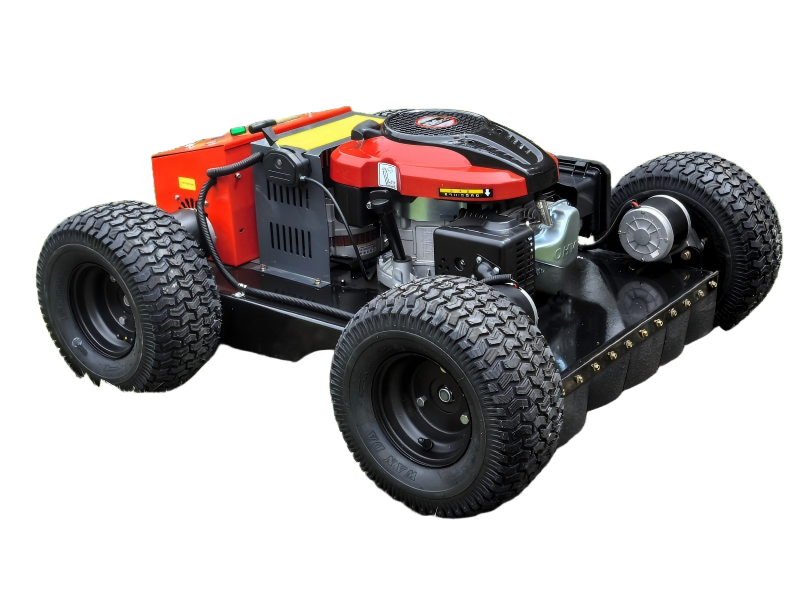 Sliding Four-wheel Drive Remote-controlled Lawn Mower