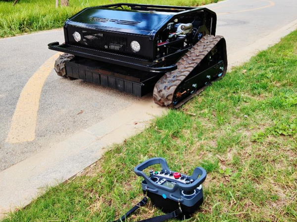 Triangular Track Remote Control Lawn Mower