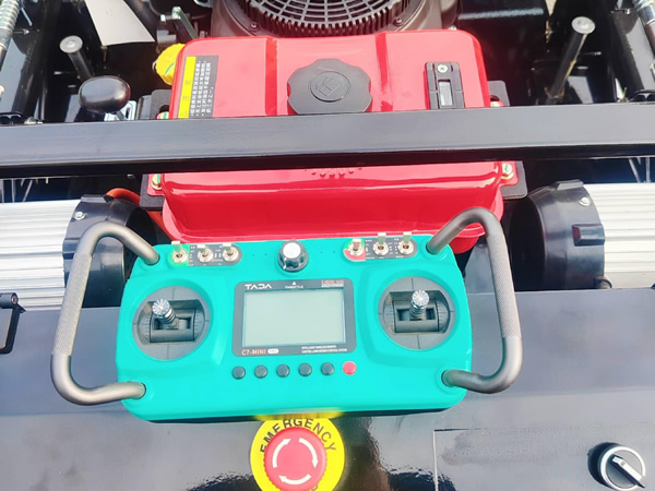 Triangular Track Remote Control Lawn Mower